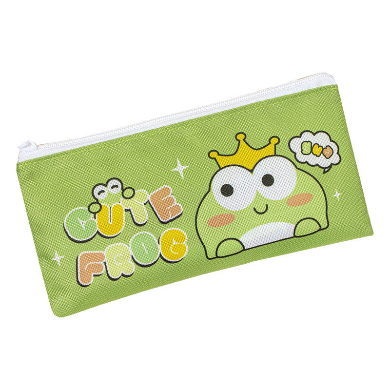 卡通牛津布单层笔袋小学生文具盒男孩款女孩铅笔盒文具袋Cartoon Oxford Cloth Single-Layer Pencil Case for Elementary School Students—Pencil Case for Boys and Girls