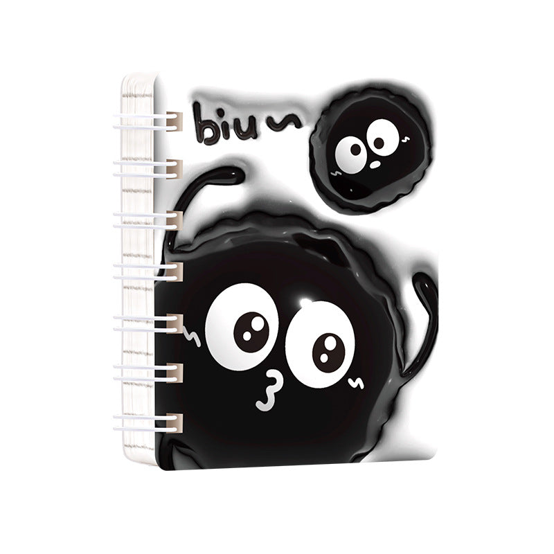 学校采购文具笔记本办公便携本子可爱A7碳宝迷你小线圈本School Supplies: Stationery, Notebooks, Portable Office Notebooks, Cute A7 Carbon Mini Spiral Notebooks