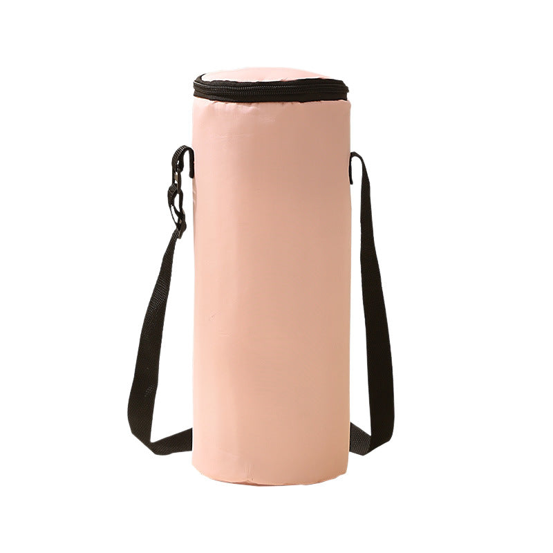 Insulated Water Bottle Case, Outdoor Portable Rucksack, Cross-Style Water Bottle Storage Pouch, Multifunctional Aluminium Foil Insulated Flask, Water Bottle Protective Cover