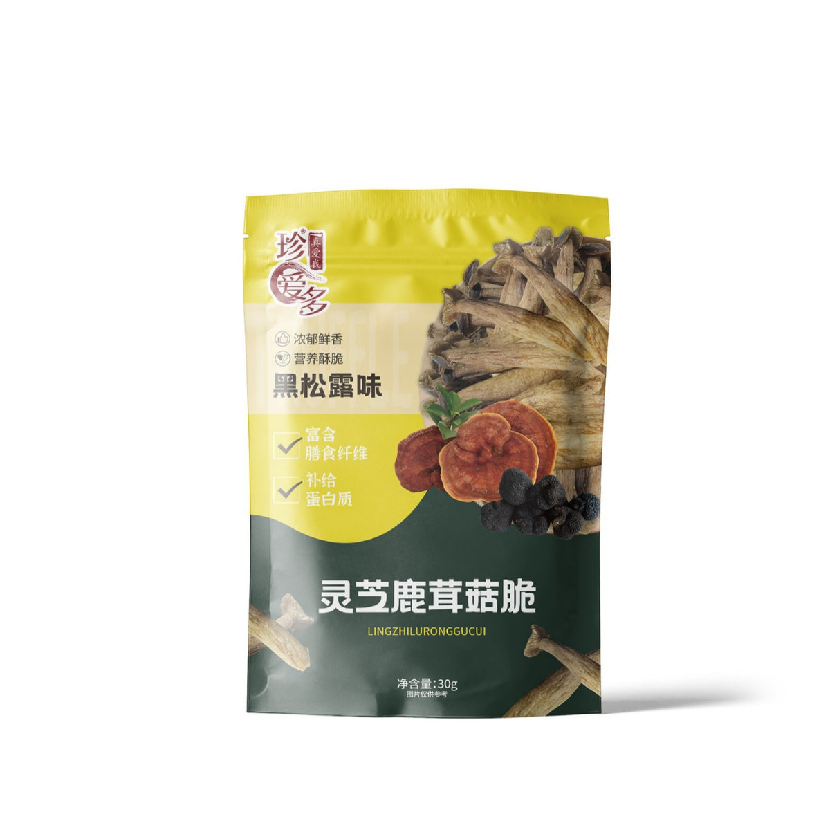 鹿茸菇脆果蔬脆零食即食脱水蔬菜干菌菇脆工厂直发30g批发代发Deer Antler Mushroom Crispy Fruit & Vegetable Snacks – Ready-to-Eat Dehydrated Vegetables and Mushrooms, Direct from the Factory, 30g, Wholesale and Drop Shipping