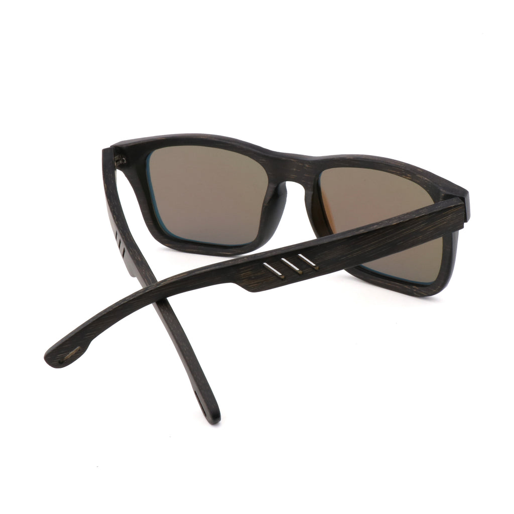 竹木框太阳镜Bamboo and wood-framed sunglasses