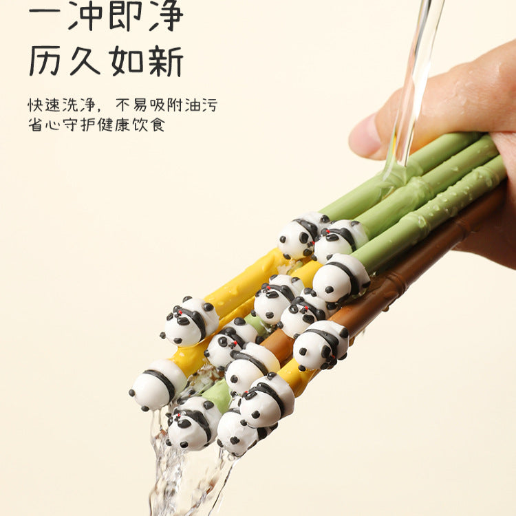 熊猫墩墩-合金筷 KAYI Panda Alloy Chopsticks