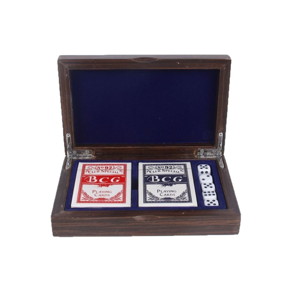 扑克套装木盒 木制创意包装盒 游戏木盒 Poker Set Wooden Box, Creative Wooden Gift Box, Wooden Game Box