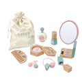 儿童过家家仿真化妆包女孩早教木制玩具套装Children’s Pretend Play Realistic Make-up Bag – Early Learning Wooden Toy Set for Girls