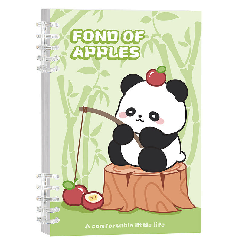 高颜值卡通活页A5线圈本可爱学生B5手账笔记本文具日记本 Stylish Cartoon A5 Spiral-Bound Notebook, Cute Student B5 Planner, Notebook, Stationery, Diary