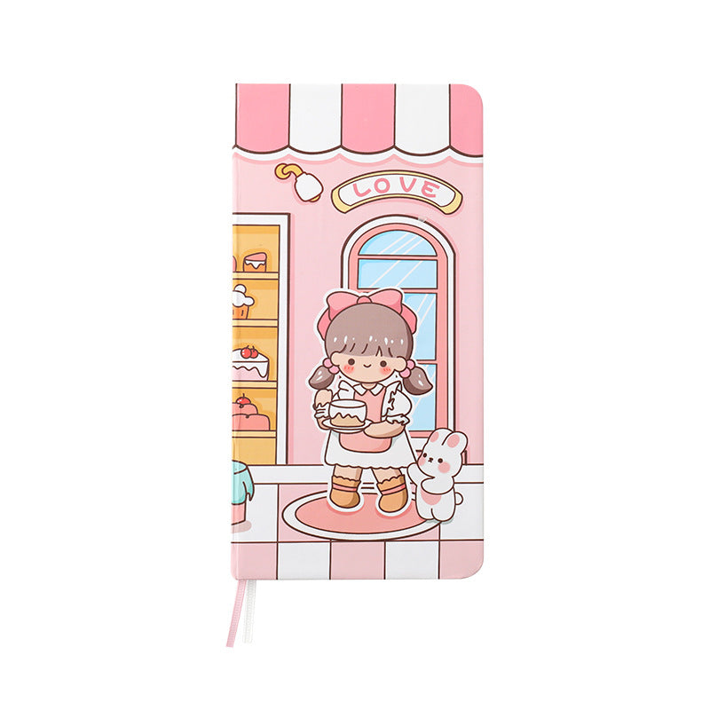 MOKA魔卡week本手帐本新款可爱笔记简约少女心ins高颜值记录本 MOKA Magic Card Weekly Planner: New Cute, Minimalist, Girly, and Stylish Notebook