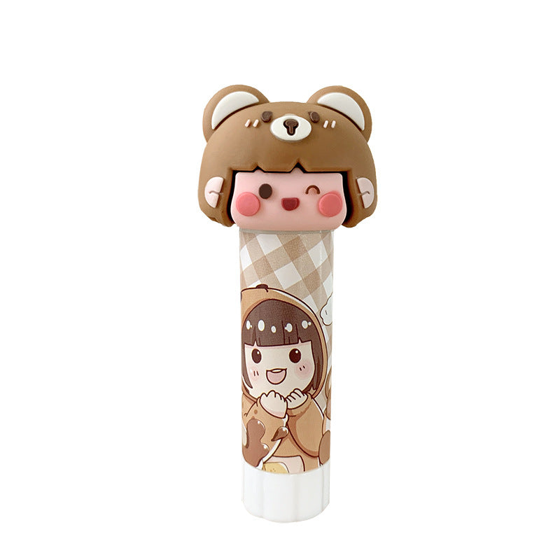 MOKA创意儿童卡通立体造型固体胶学生diy手工制作高粘度胶棒便携MOKA Creative Kids' Cartoon 3D Modeling Solid Glue Sticks for Students' DIY Crafts—High-Strength Glue Sticks, Portable