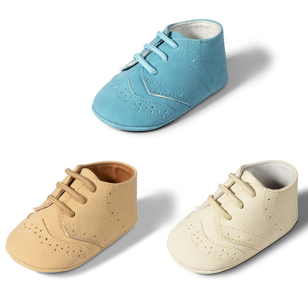春秋英伦风宝宝学步鞋软底防滑婴儿鞋Spring/Summer British-Style Baby First Steps Shoes—Soft-Soled, Non-Slip Infant Shoes