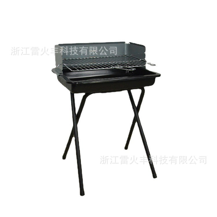 现货批发户外折叠烧烤架DS-16木炭家用烧烤炉简易bbq烧烤烤架厂家Wholesale Outdoor Folding Barbecue Grill DS-16: Charcoal-Fired Domestic Barbecue, Simple BBQ Grill – Manufacturer