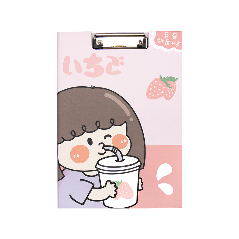 卡通恐龙办公资料学生写字垫板试卷板夹A4桌面收纳文件夹板文具Cartoon Dinosaur Office Supplies: Student Writing Pad, Test Paper Holder, A4 Desktop Organizer, File Folder, Stationery