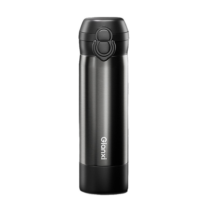 吸管保温水杯316L不锈钢保温杯女高颜值户外便携学生水杯 Insulated Water Bottle with Straw, 316L Stainless Steel, Stylish Outdoor Portable Student Water Bottle for Women