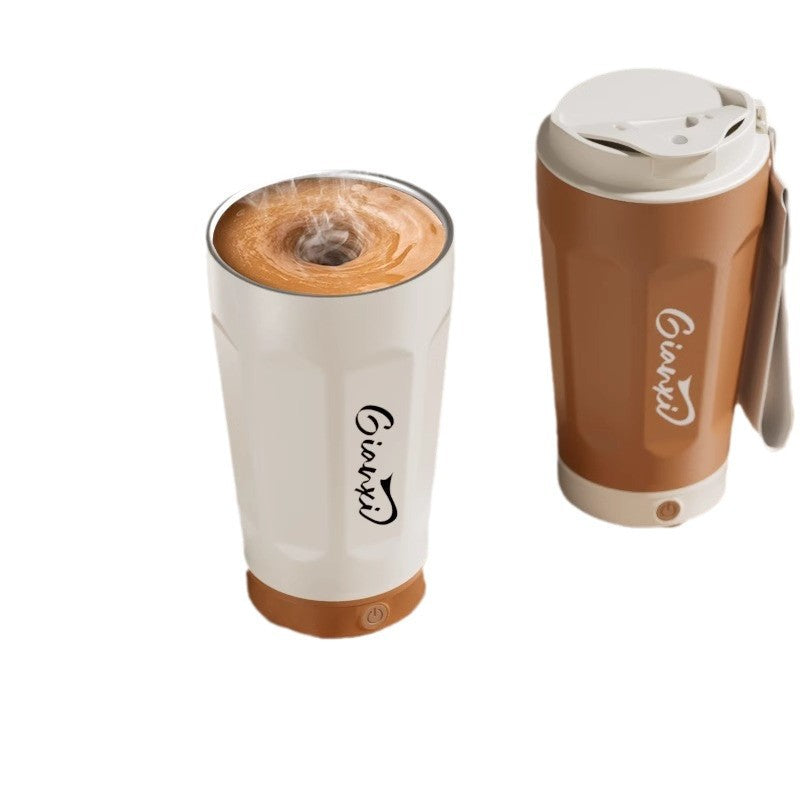 创意便携电动搅拌水杯全自动充电磁力杯子奶粉豆浆咖啡杯Creative Portable Electric Mixing Cup—Fully Automatic Charging Magnetic Cup for Formula, Soy Milk, and Coffee