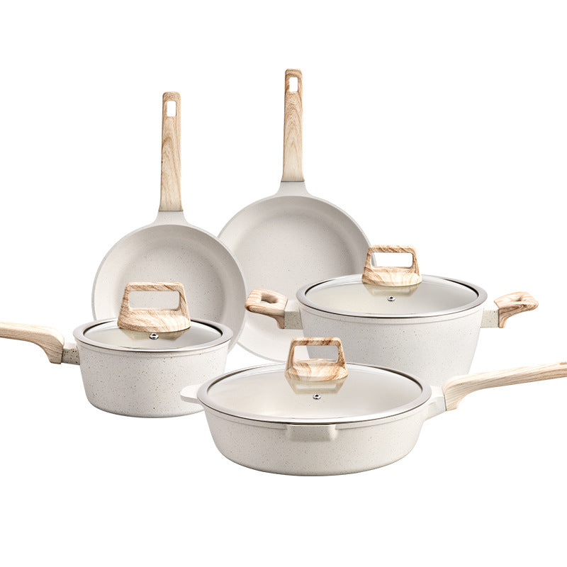 厨房礼品不粘锅具套组pots高颜值厨具家庭装烹饪锅套装Kitchen Gift Set: Non-stick Cookware Set – Stylish Kitchenware Family Set, Cooking Pot Set
