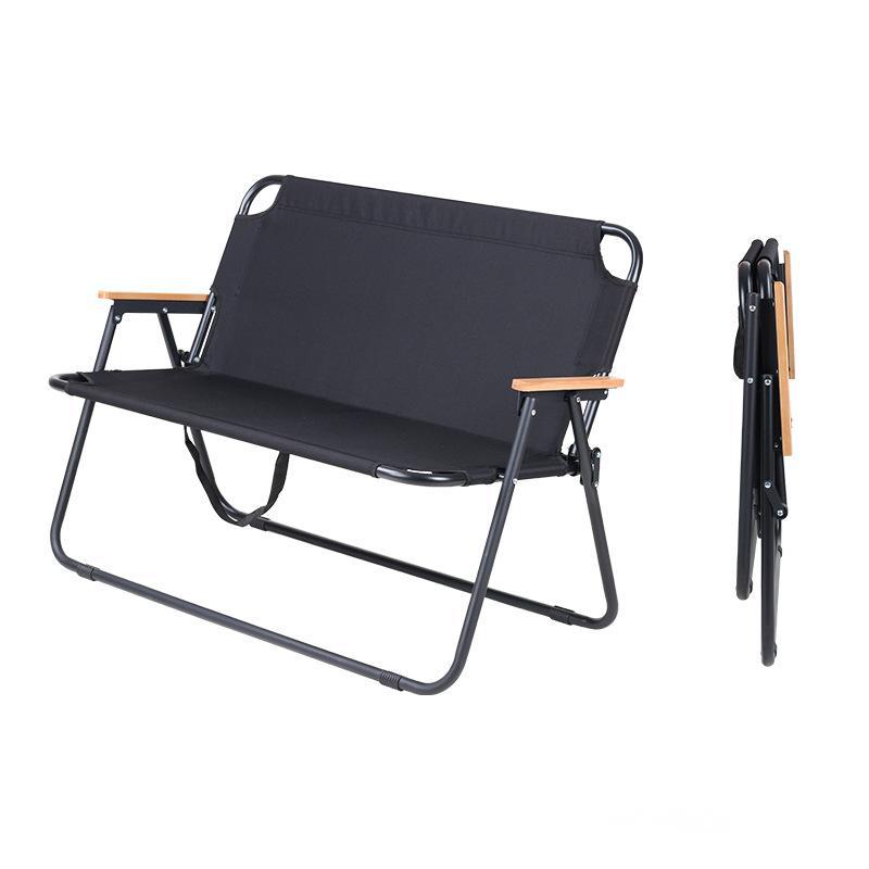 户外双人折叠椅Outdoor Two-Seats Folding Bench Chair
