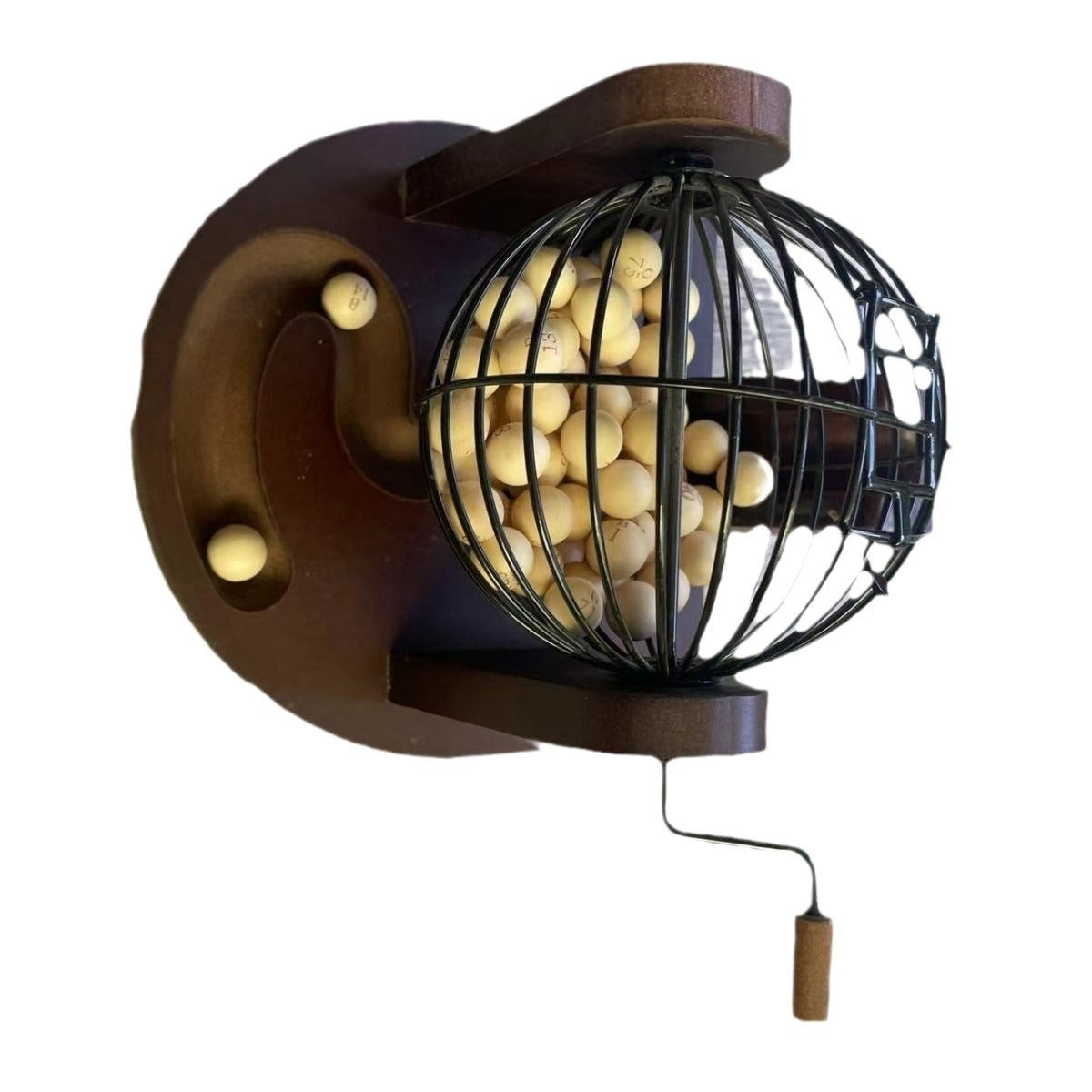 木架摇奖机    跨境 木制铁笼游戏  MDF宾果游戏  bingo游戏机Wooden Frame Prize Draw Machine    Cross-border Wooden Cage Game  MDF Bingo Game  Bingo Game Machine
