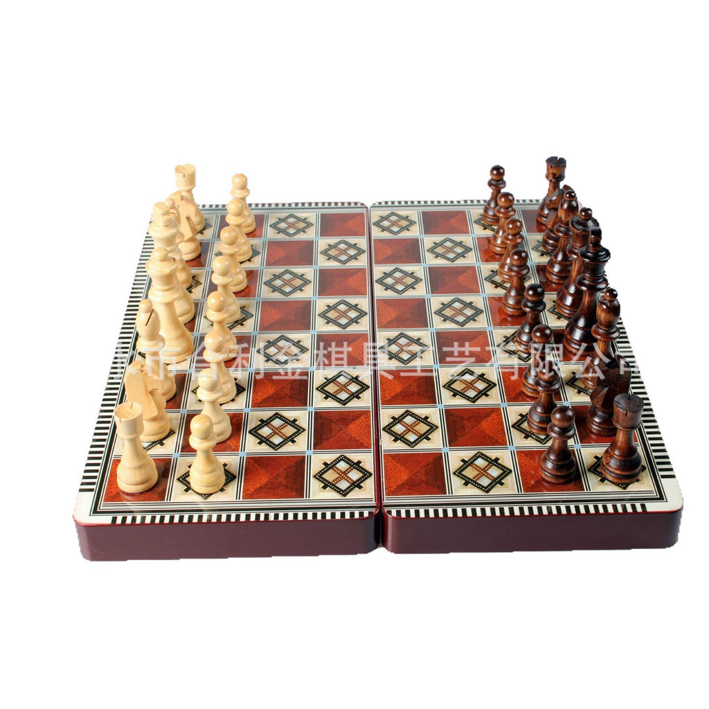 木制双陆棋 3ni1 木制棋子  高光双陆棋 阿拉伯游戏  可加工款双Wooden Backgammon Set 3ni1 Wooden Pieces  High-Gloss Backgammon Set Arabic Game  Customisable Backgammon Set