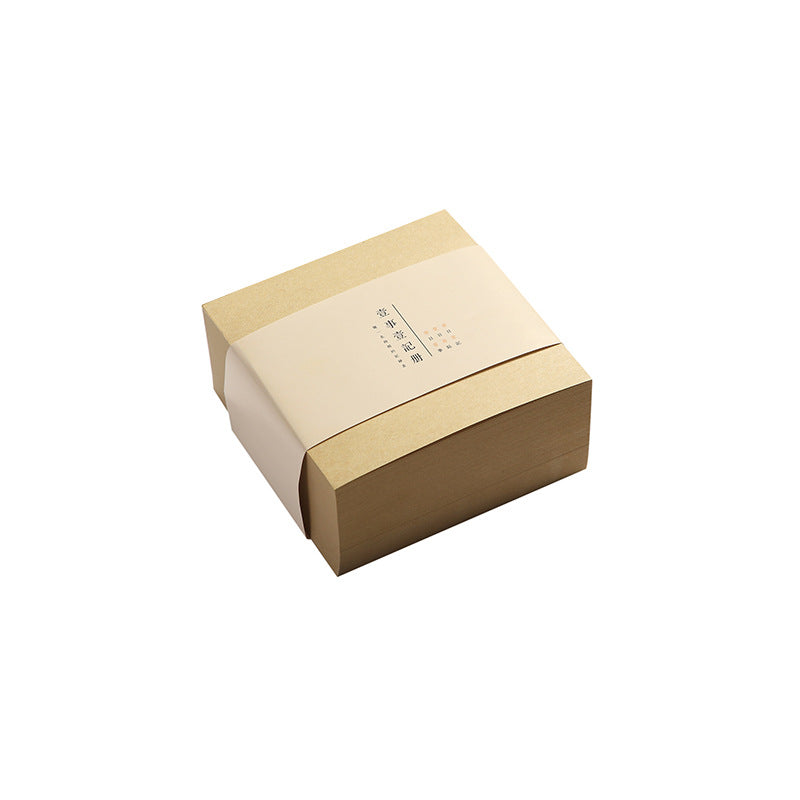 加厚方砖记事N次贴简约文具空白可撕便签本便利贴400张Thick Square Sticky Notes: Reusable, Minimalist Stationery, Blank, Tear-Off Sticky Note Pad, 400 Sheets
