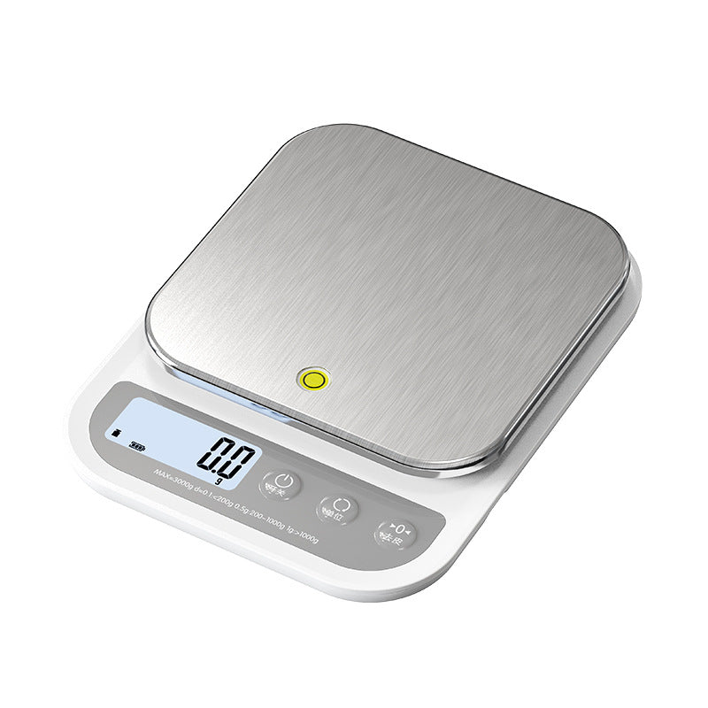 家用厨房电子秤精准克称食物专用烘焙克重小称高精度商用小型定制Domestic kitchen electronic scales for precise weighing of food; specialised small baking scales; high-precision commercial compact customised scales