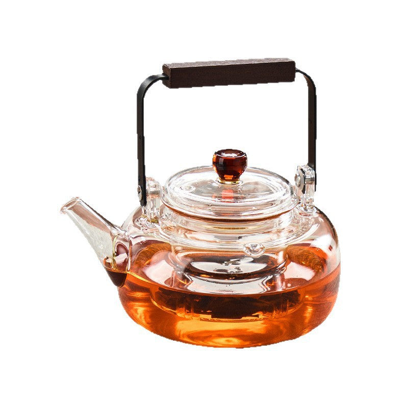 家用电陶炉煮茶器煮茶壶茶具泡茶壶加厚高硼硅玻璃养生茶壶 Home Electric Ceramic Stove Tea Maker, Teapot, Tea Set, Thickened High-Borosilicate Glass Health-Promoting Teapot