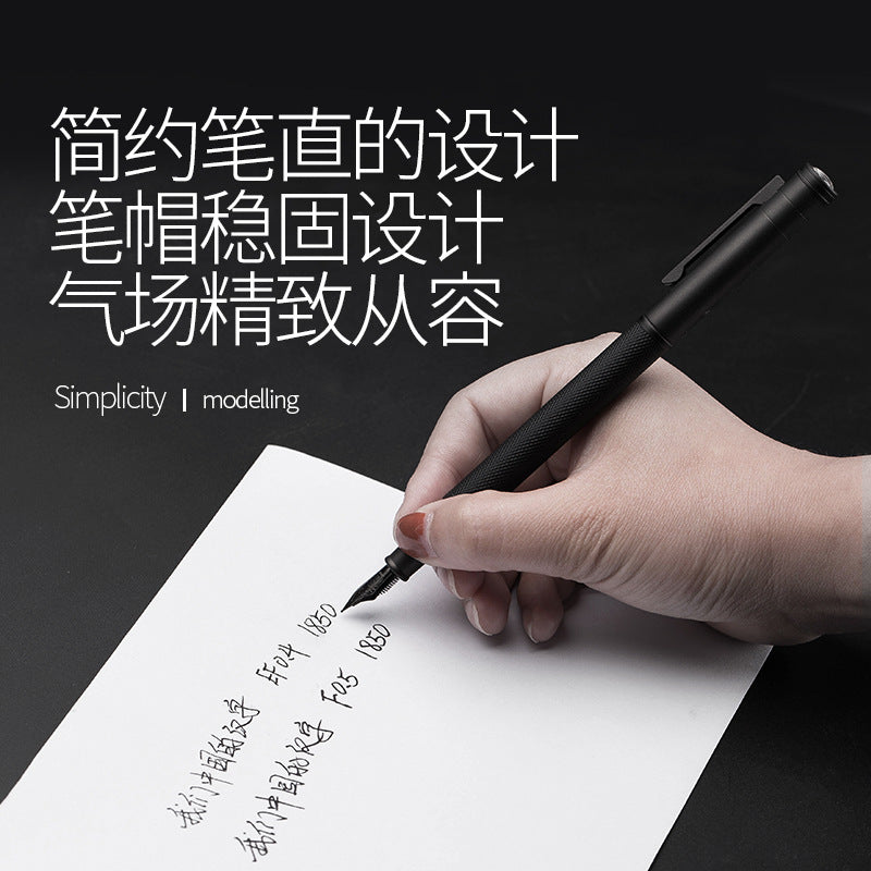 工厂批发弘典钢笔礼品笔商务礼盒装金属笔定制logo刻字黑森林1850Factory wholesale: Hongdian fountain pens, gift pens, business gift sets, metal pens, customised with logo engraving, Black Forest 1850