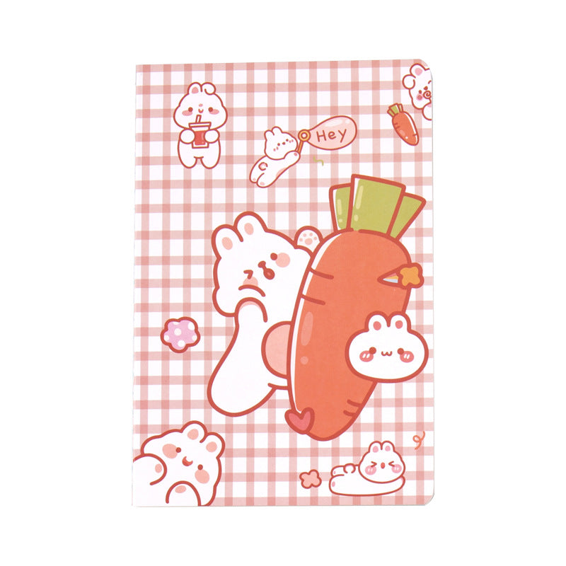 记事本可爱卡通学生用品作文本创意图案A5车线本子笔记本Notebooks: Cute Cartoon Student Supplies, Creative Design A5 Stitched Notebooks