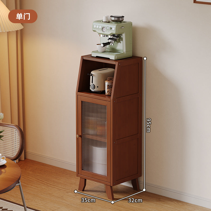 收纳柜原木风餐边柜靠墙一体储物柜子酒柜客厅家具Storage cabinet, rustic-style sideboard, wall-mounted integrated storage unit, wine cabinet, living room furniture