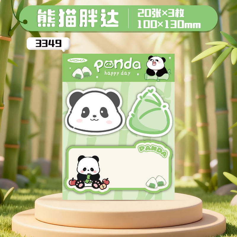 卡皮巴拉可爱卡通便利贴熊猫手帐多功能异形便签贴纸可撕便签纸Cute Capybara Cartoon Sticky Notes, Panda Planner, Multifunctional Shaped Sticky Notes, Peel-Off Sticky Notes