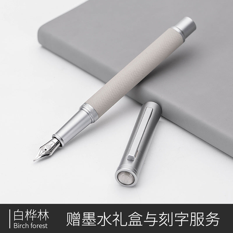 工厂批发弘典钢笔礼品笔商务礼盒装金属笔定制logo刻字黑森林1850Factory wholesale: Hongdian fountain pens, gift pens, business gift sets, metal pens, customised with logo engraving, Black Forest 1850