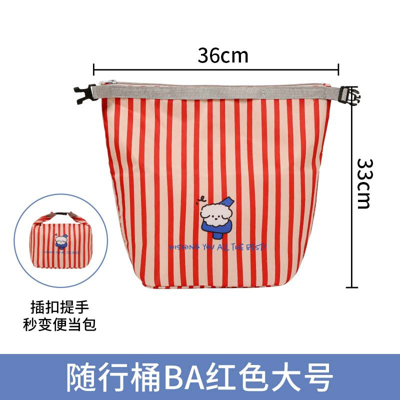 化妆品收纳包旅行必备防水洗护套装便携式卡通手提收纳袋洗漱包Cosmetics Organiser Bag – Essential for Travel: Waterproof Toiletries Set, Portable Cartoon-Printed Handbag, Toiletries Bag