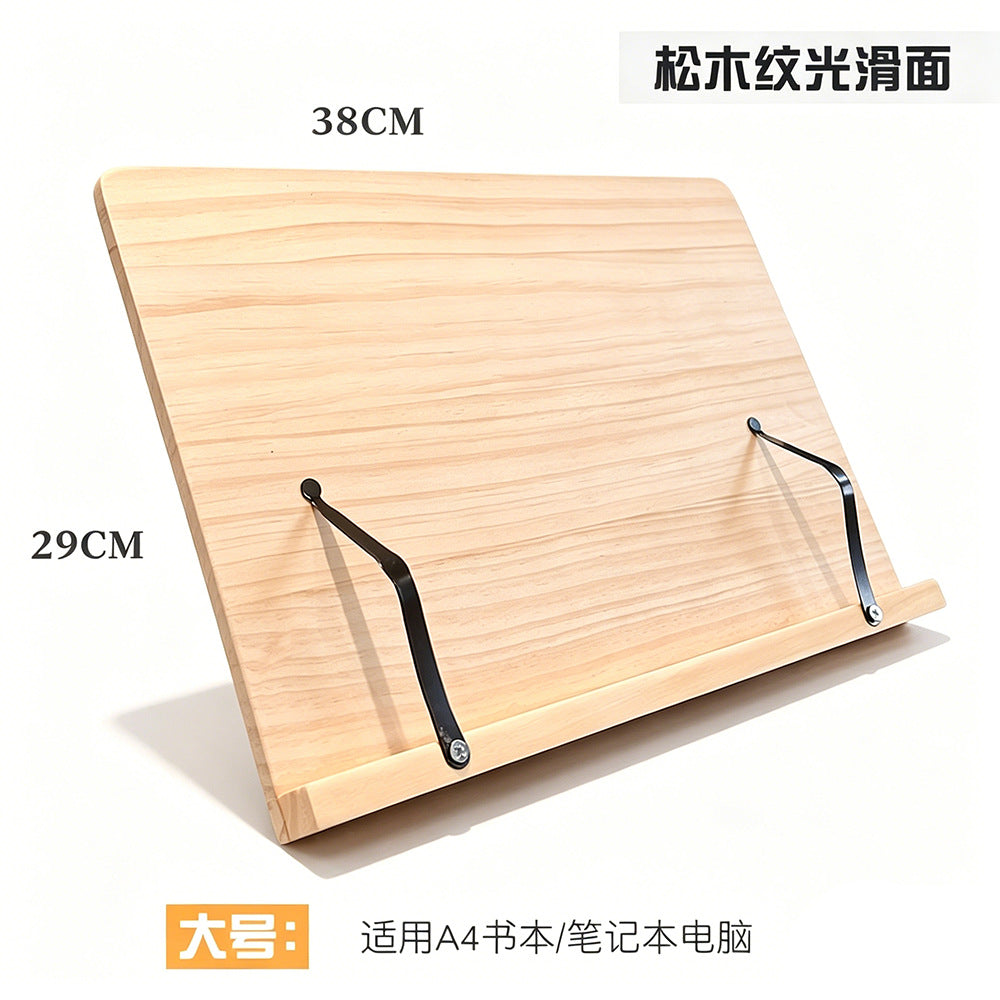 实木书架绘本阅读架儿童多功能桌面可调节角度读书支架看书架神器Solid Wood Bookshelf, Picture Book Stand, Children’s Multifunctional Desk, Adjustable-Angle Reading Stand – The Ultimate Reading Stand