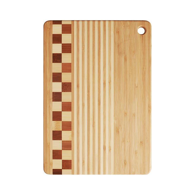 家逸几何棋盘料理板 KAYI Bamboo Cutting Board Geometric Checkerboard Pizza Tray Steak Board