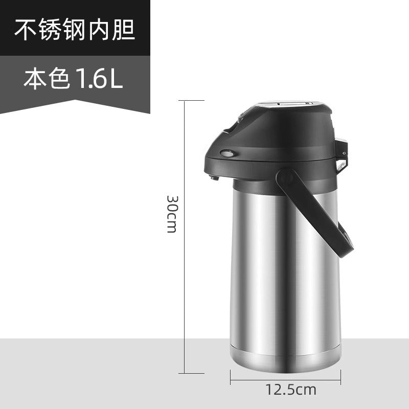按压式保温瓶家用大容量保暖壶学生宿舍用开水瓶水壶气压式热水瓶Push-Button Thermos, Large-Capacity Household Thermos, Thermos for Student Dormitories, Hot Water Bottle, Pressure-Sealed Thermos