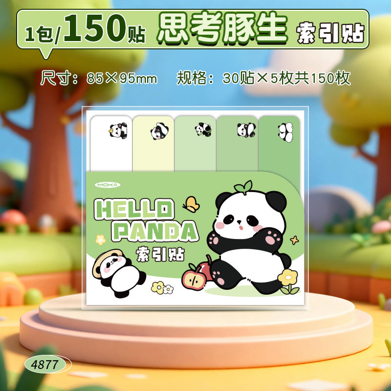 卡皮巴拉索引贴学生高颜值学习用品便利贴创意任意文具标记贴Capybara Index Stickers: Stylish Student Stationery, Creative Post-it Notes, and Versatile Stationery Label Stickers