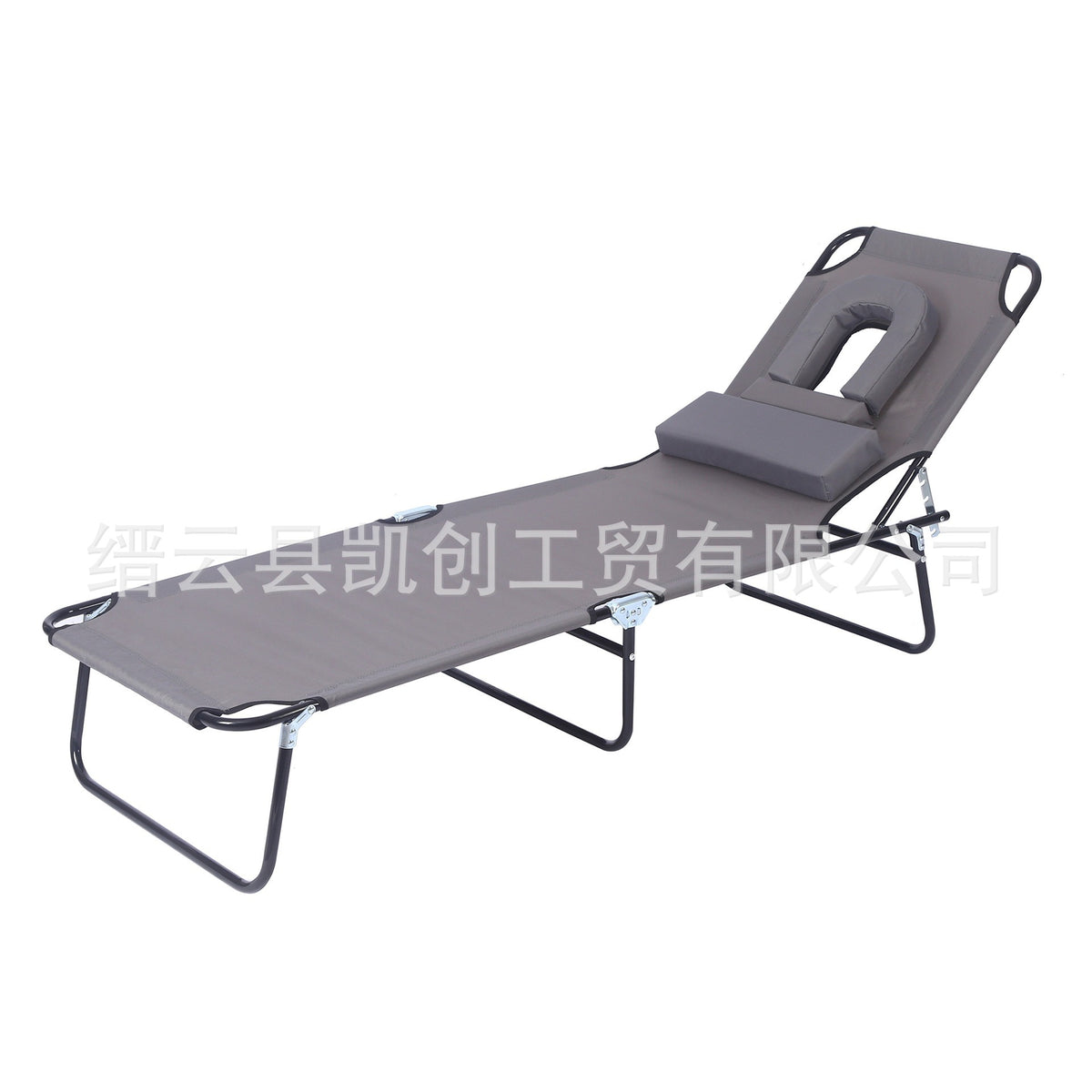 户外三折按摩躺床阳台休闲室外庭院躺床折叠沙滩床Outdoor Three-Fold Massage Lounger, Balcony Leisure, Outdoor Garden Lounger, Folding Beach Bed
