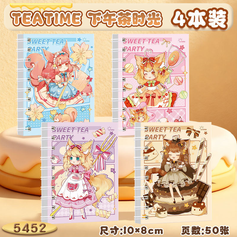 可爱多用途A7线圈本高颜值笔记本子ins初高中学生横线记事本Cute, Multi-Purpose A7 Spiral-Bound Notebook: Stylish Notebook for Middle and High School Students with Ruled Pages