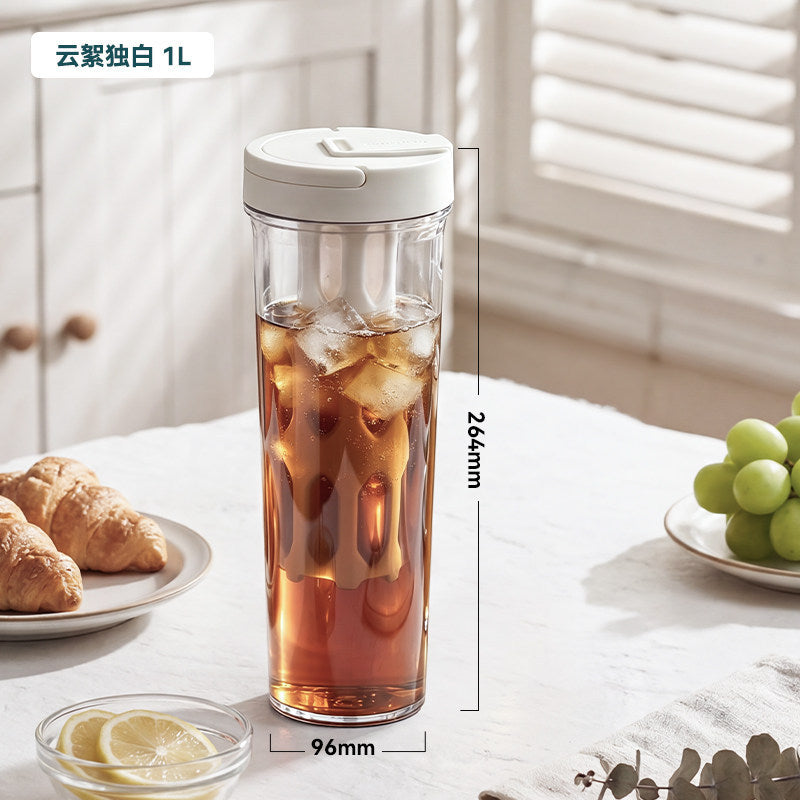 大容量冰箱冷萃咖啡壶花果茶冷泡壶黑咖啡冷水壶便携水杯冰滴壶Large-Capacity Refrigerator, Cold-Brew Coffee Maker, Flower & Fruit Tea Infuser, Cold-Brew Pitcher, Black Coffee Pitcher, Portable Water Bottle, Ice Drip Coffee Maker