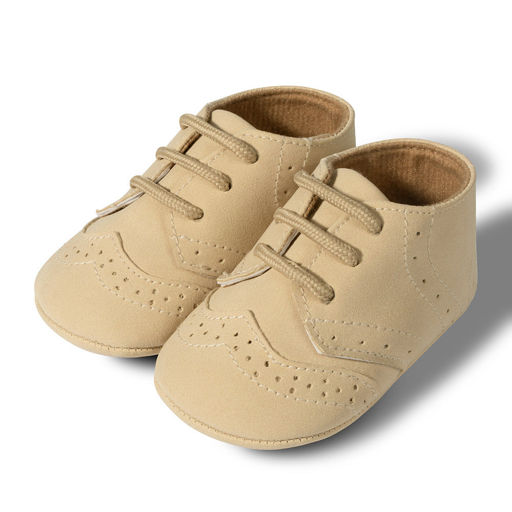 春秋英伦风宝宝学步鞋软底防滑婴儿鞋Spring/Summer British-Style Baby First Steps Shoes—Soft-Soled, Non-Slip Infant Shoes