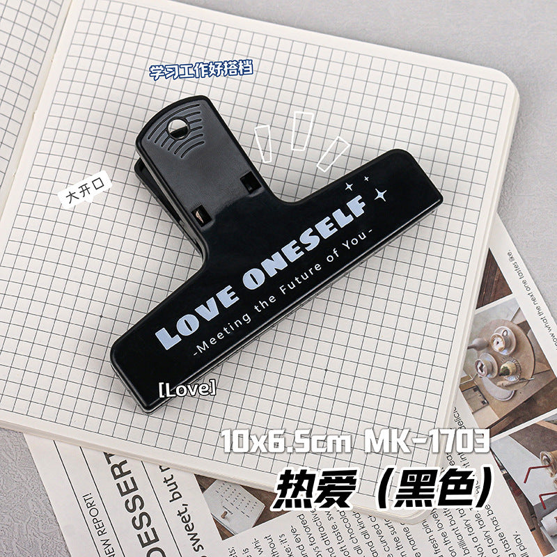彩色磁吸系列夹子 学生文件票据夹个性试卷夹手账夹办公长尾夹5款Colorful Magnetic Clip Series: Student Document and Receipt Clips, Personalized Test Paper Clips, Planner Clips, and Office Paper Clips—5 Styles