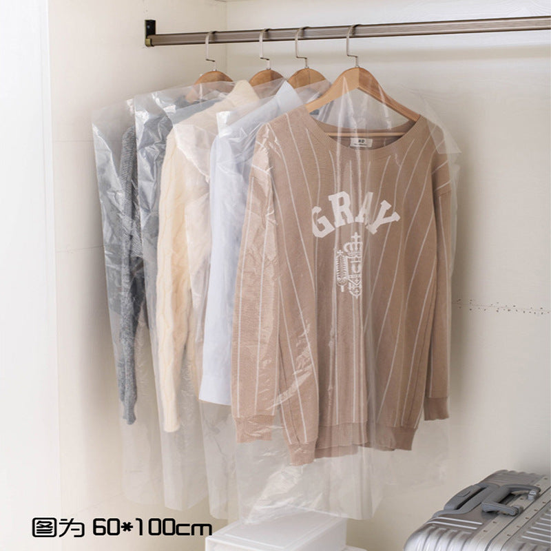 定制来图来样OEM一次性衣物防尘罩贴牌烫标家用ODM加厚压膜西服套Customised to your drawings and samples: OEM disposable clothing dust covers, private-label heat-sealed labels, household ODM thickened laminated suit covers