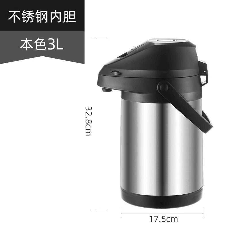 按压式保温瓶家用大容量保暖壶学生宿舍用开水瓶水壶气压式热水瓶Push-Button Thermos, Large-Capacity Household Thermos, Thermos for Student Dormitories, Hot Water Bottle, Pressure-Sealed Thermos