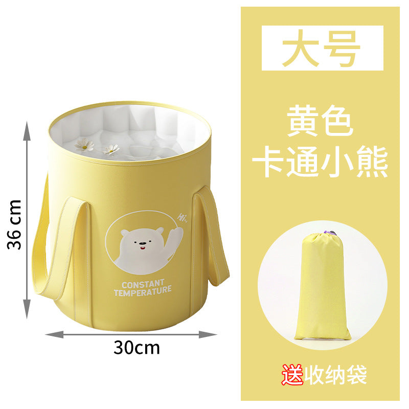 可折叠泡脚袋家用便携式保温足浴桶加高过小腿熏蒸泡脚桶洗脚神器Foldable Foot Soaking Bag – Portable Home-Use Insulated Foot Bath Tub, Extra-Tall (Reaches Above the Calf), Steam Foot Soaking Tub – The Ultimate Foot Care Tool