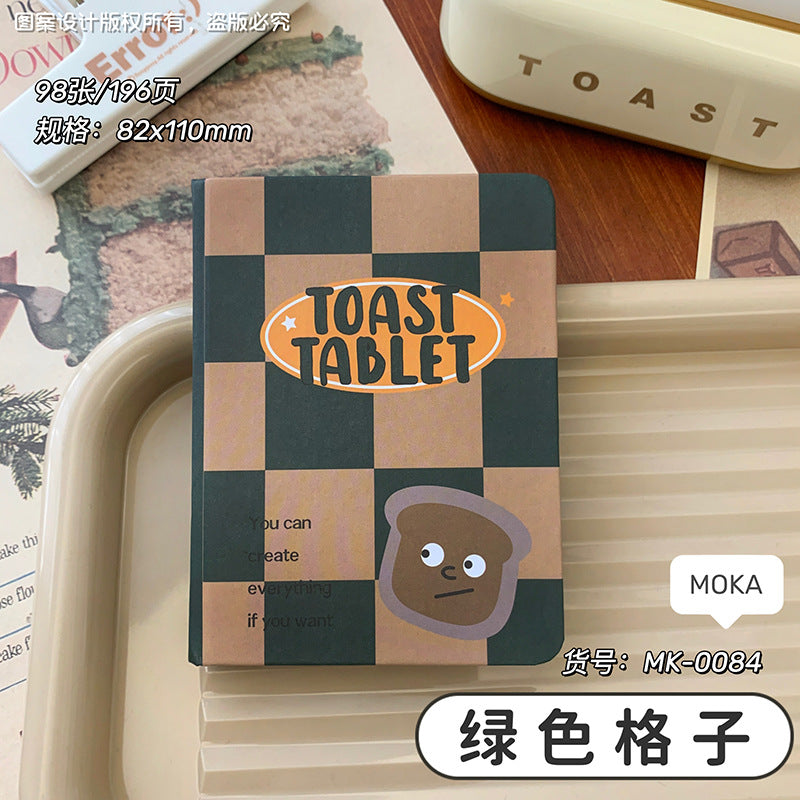 MOKA口袋本A7复古笔记小本子便携随身单词本小号迷你横线记事本 MOKA Pocket Notebook A7 Retro Notebook, Compact and Portable Vocabulary Notebook, Small Mini Lined Notepad