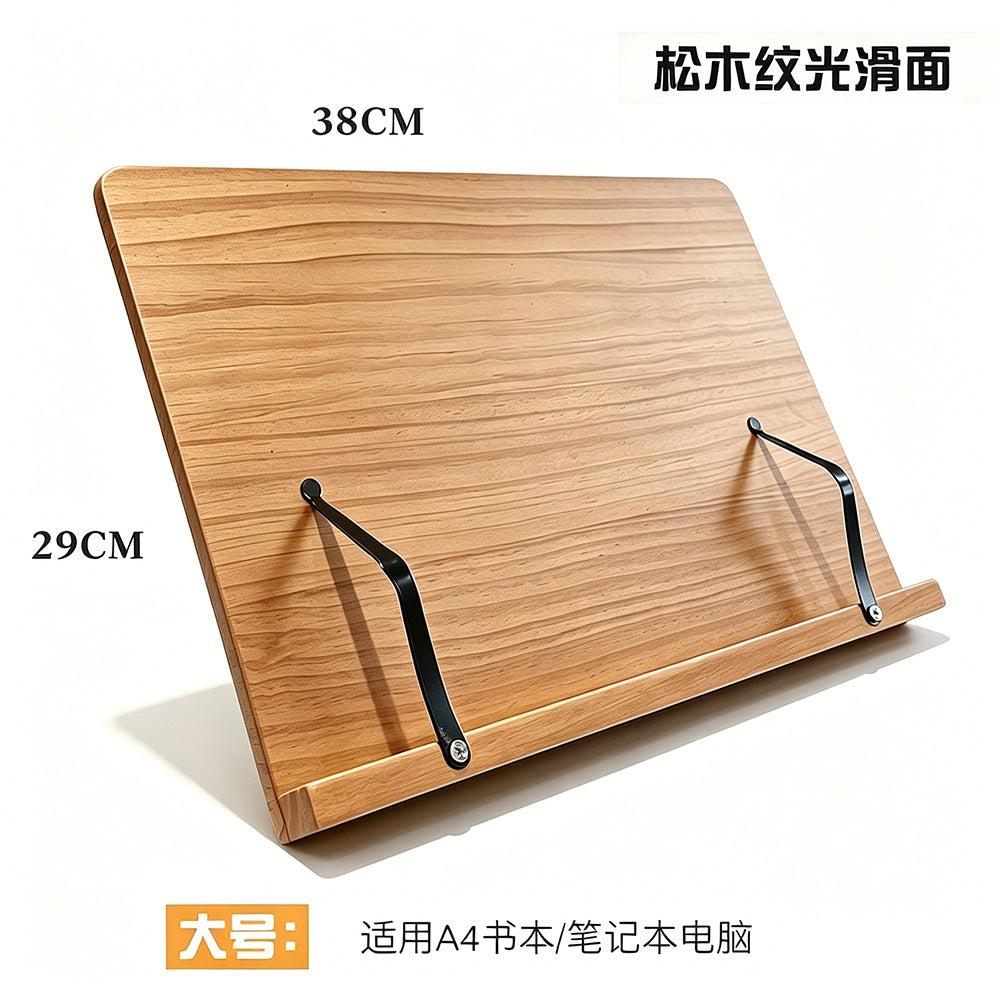 实木书架绘本阅读架儿童多功能桌面可调节角度读书支架看书架神器Solid Wood Bookshelf, Picture Book Stand, Children’s Multifunctional Desk, Adjustable-Angle Reading Stand – The Ultimate Reading Stand