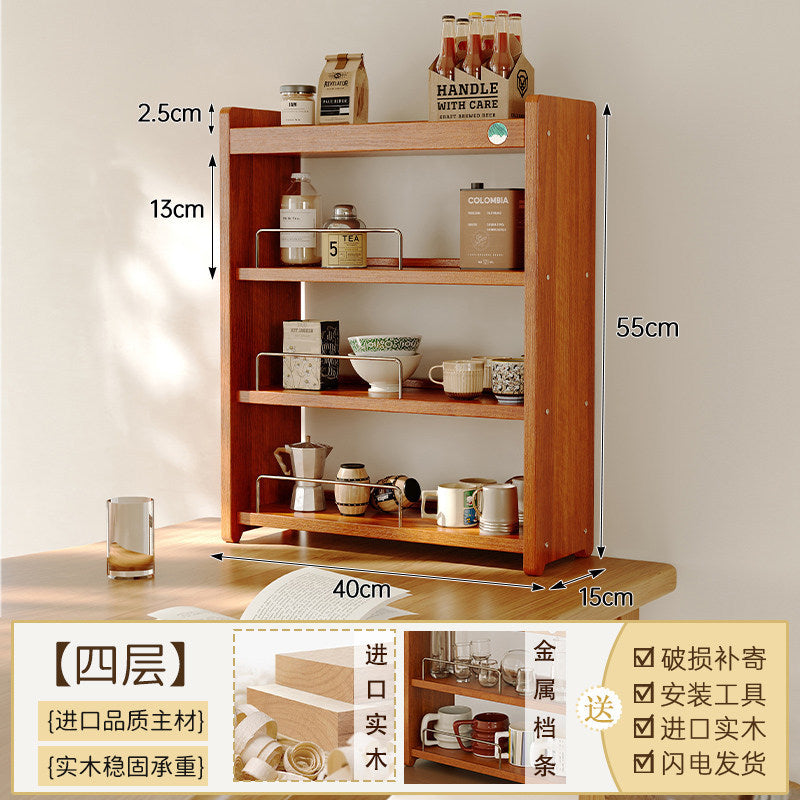 实木杯架置物架桌面防尘杯子收纳水杯茶杯茶具整理架小型台面柜子Solid wood cup rack, tabletop storage unit, dust-proof cup organiser, water cup and teacup storage, tea set organiser, small tabletop cabinet