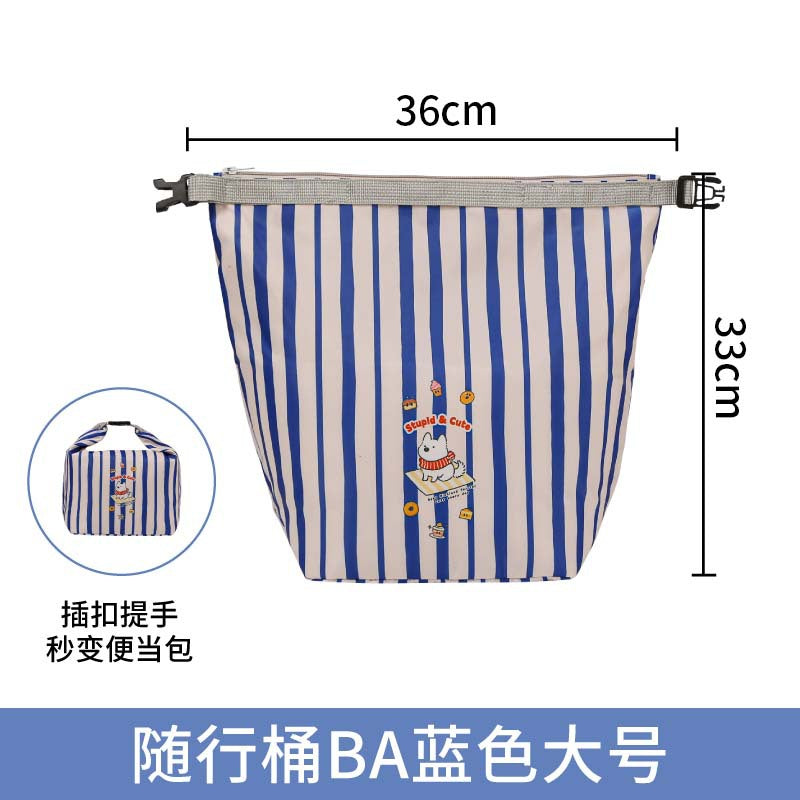 化妆品收纳包旅行必备防水洗护套装便携式卡通手提收纳袋洗漱包Cosmetics Organiser Bag – Essential for Travel: Waterproof Toiletries Set, Portable Cartoon-Printed Handbag, Toiletries Bag