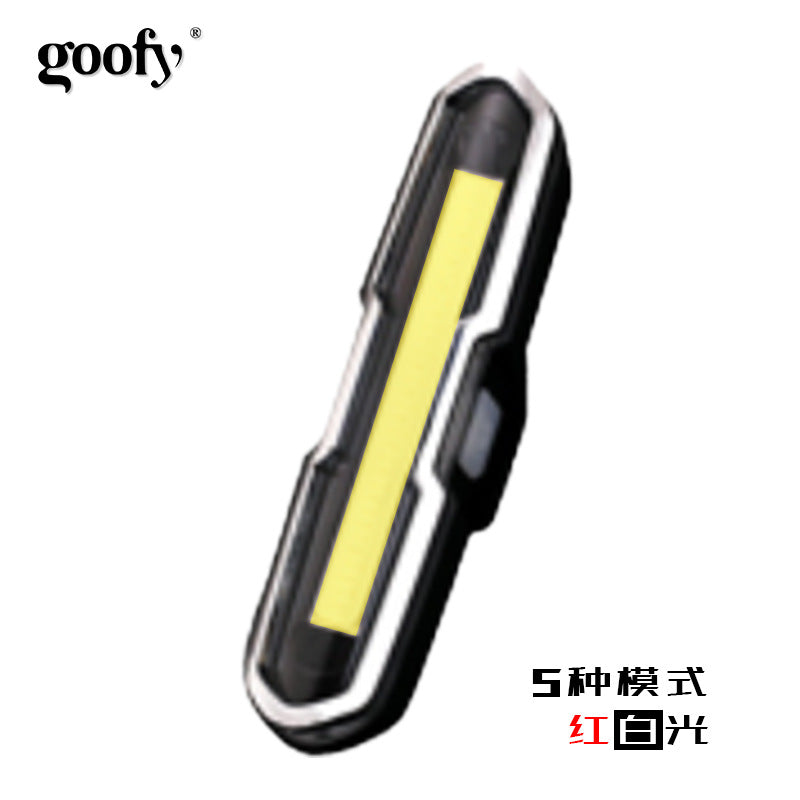 自行车灯防水COB灯珠脚踏车尾灯USB充电自行车前后灯两用Waterproof COB LED bicycle lights, USB-rechargeable, dual-purpose front and rear lights for bicycles