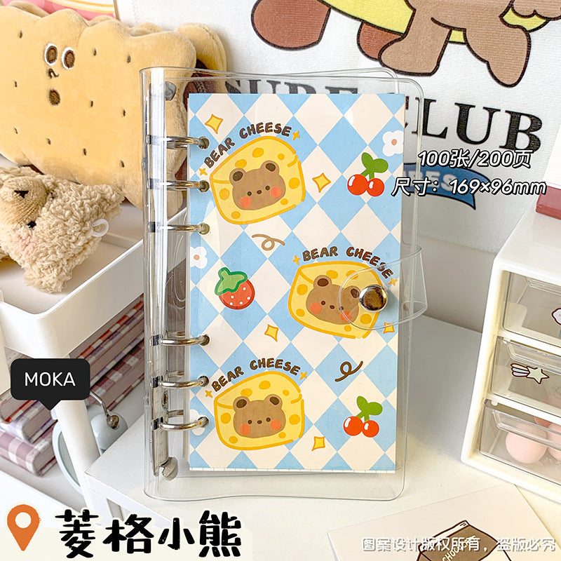 MOKA少女心手账本套装素材大礼包高颜值活页线圈本学生女生笔记本MOKA Girly Planner Set: A Huge Bundle of Materials—Stylish Spiral-Bound Notebook for Students and Girls
