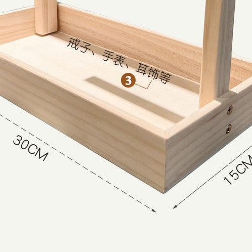 复古实木手串桌面收纳盒展示架手表文玩手链手镯佛珠古玩挂件首饰Vintage solid wood bead bracelet desktop storage box, display stand for watches, collectibles, bracelets, bangles, prayer beads, antiques, pendants and jewellery