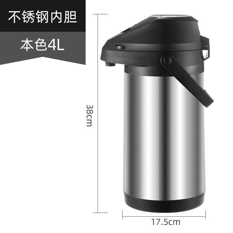按压式保温瓶家用大容量保暖壶学生宿舍用开水瓶水壶气压式热水瓶Push-Button Thermos, Large-Capacity Household Thermos, Thermos for Student Dormitories, Hot Water Bottle, Pressure-Sealed Thermos