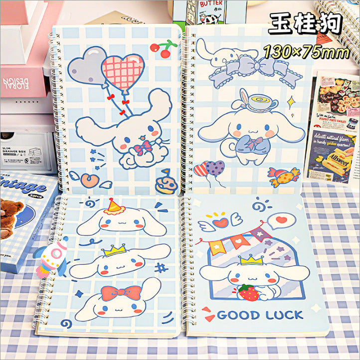 卡皮巴拉线圈本A5记事本加厚笔记本子防水横线本高颜值日记本 Capybara Spiral-Bound A5 Notebook, Thick-Paged, Waterproof, Lined, Stylish Diary